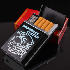 Cigarette Case With USB Lighter