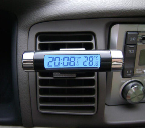 Luminous Digital Car Desk Clip Clock