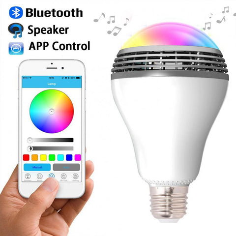 LED Bulb Light Wireless Bluetooth Speaker