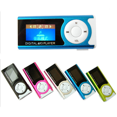 Mini USB Clip LCD Screen MP3 Music Player