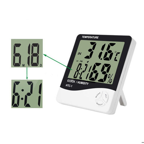 Humidity Meter Clock